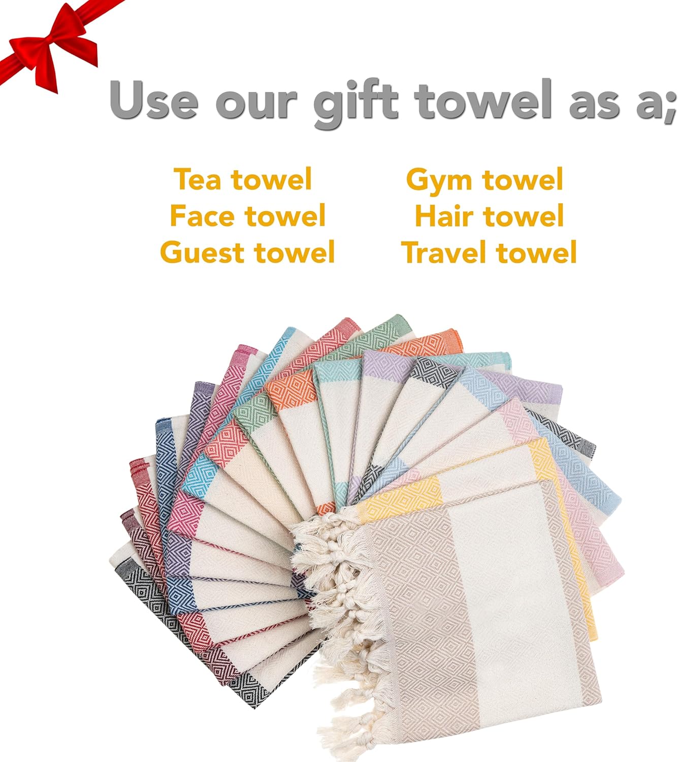 Thumbnail 1 de Blue Beach Turkish Towel - Travel Towel 100x180cm (Mint)