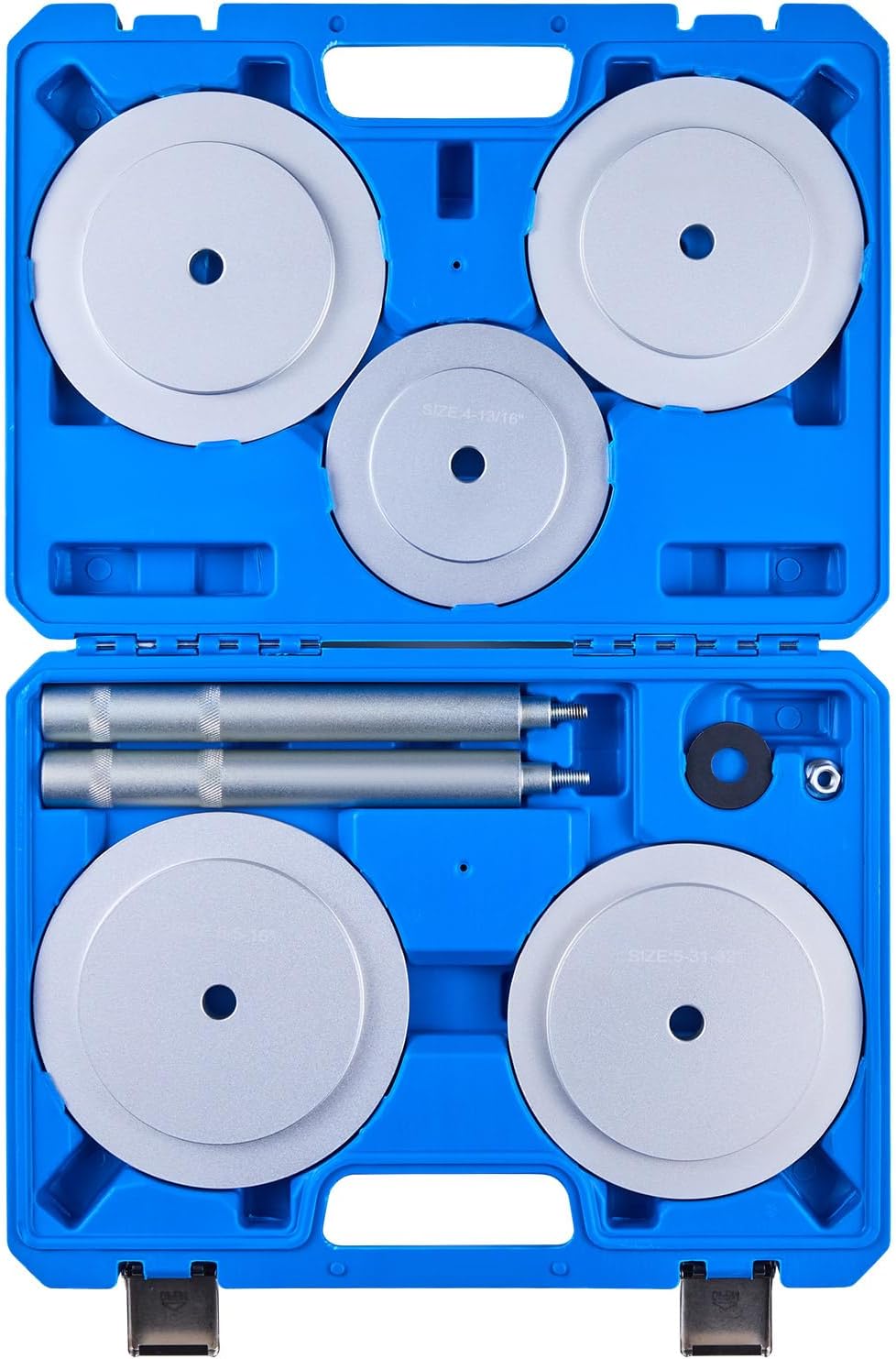 VEVOR Set di Estrattori Separatori per Cuscinetti, 7 Pezzi con Boccole e Asta di Prolunga: Kit robusto per installazione e rimozione gravosa