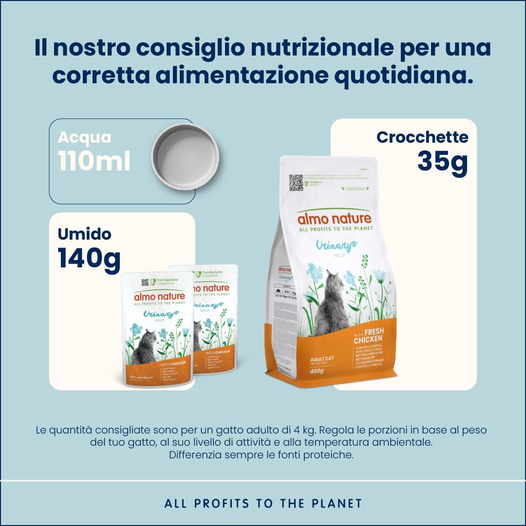 Thumbnail 2 de Almo Nature Functional Urinary Help – cibo umido per gatti adulti al pollo, supporto vie urinarie (30 buste da 70 g)