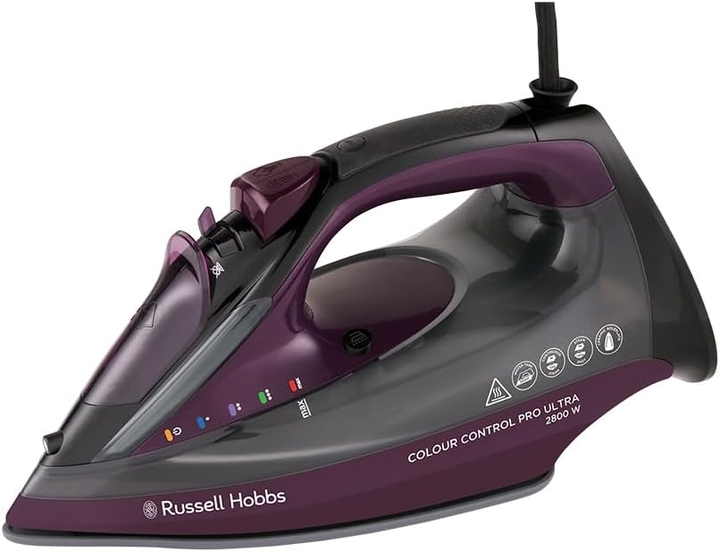 Thumbnail 1 de Russell Hobbs Ferro da Stiro Colour Control Pro Ultra 27281-56: potenza, ceramica antiaderente e controllo colore