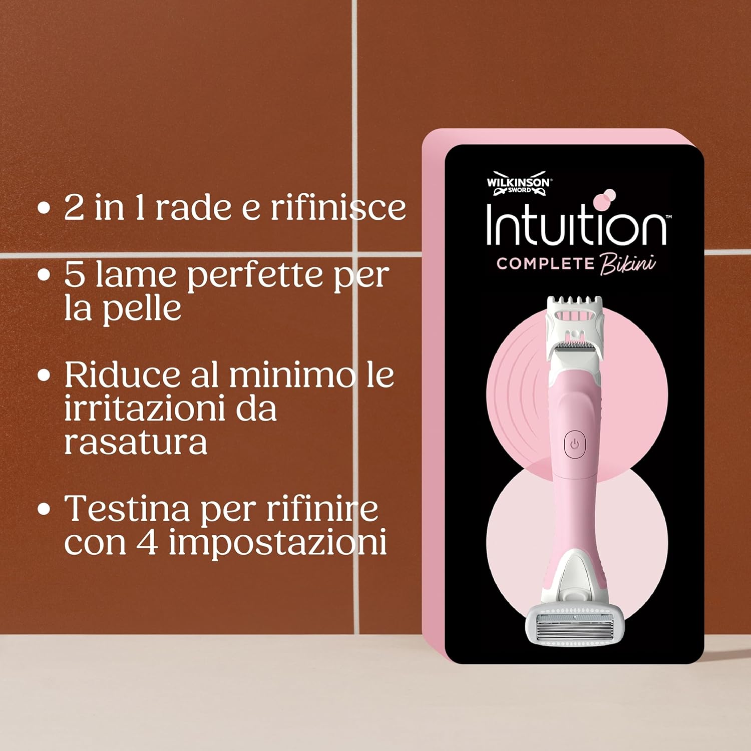 Detalle 2 de Rifinitore Wilkinson Sword: rifinitura di precisione con lama delicata e gel ialuronico