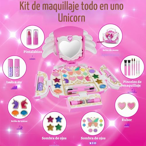 Thumbnail 2 de Unicornio Kit de Maquillaje para Niñas de 3 a 12 años | Kidluna