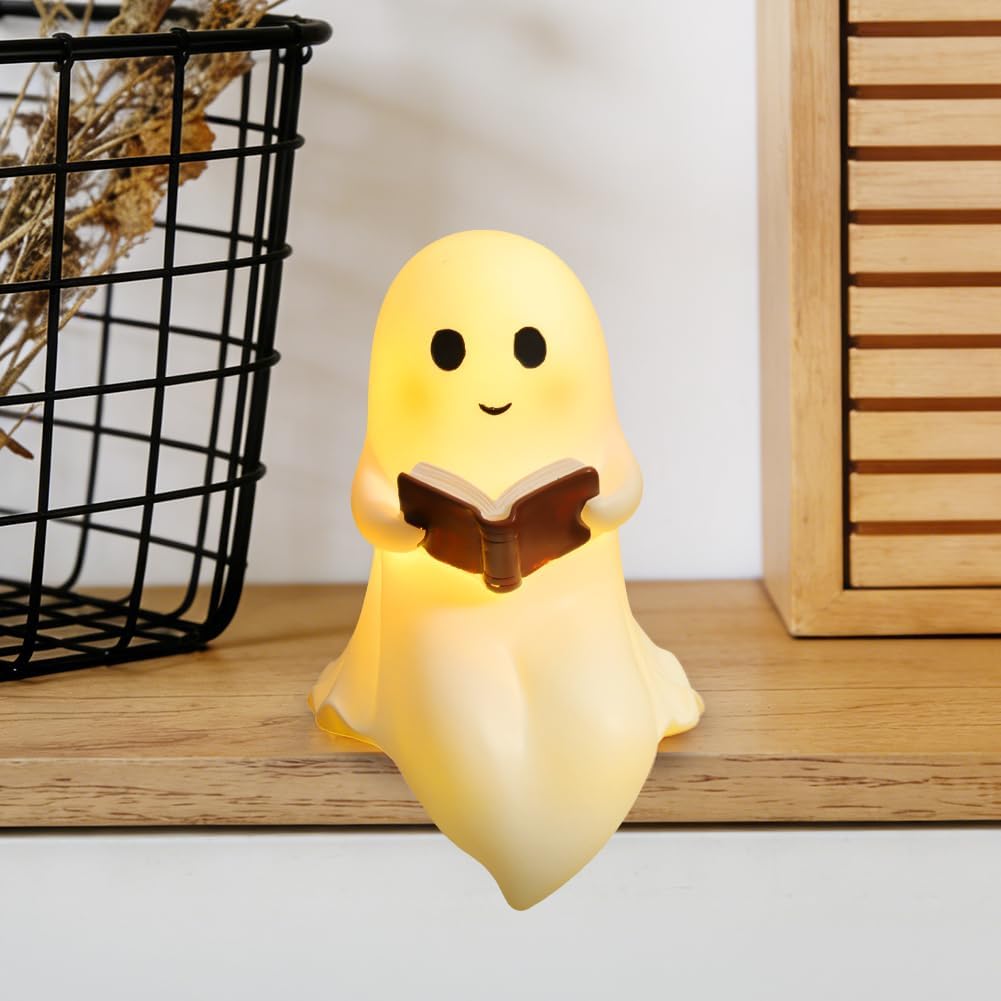 Detalle de AYESY P3-YLKSDLA251127-FBA spookleeslamp van hars met led