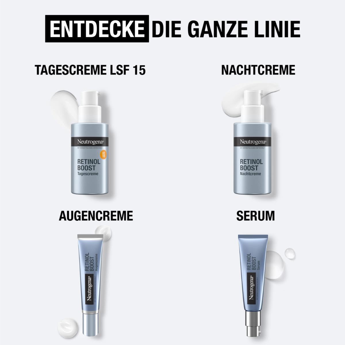 Thumbnail 6 de Neutrogena Retinol Boost Tagescreme LSF 15 – 50 ml, 2er Packung, Retinol + Hyaluronsäure