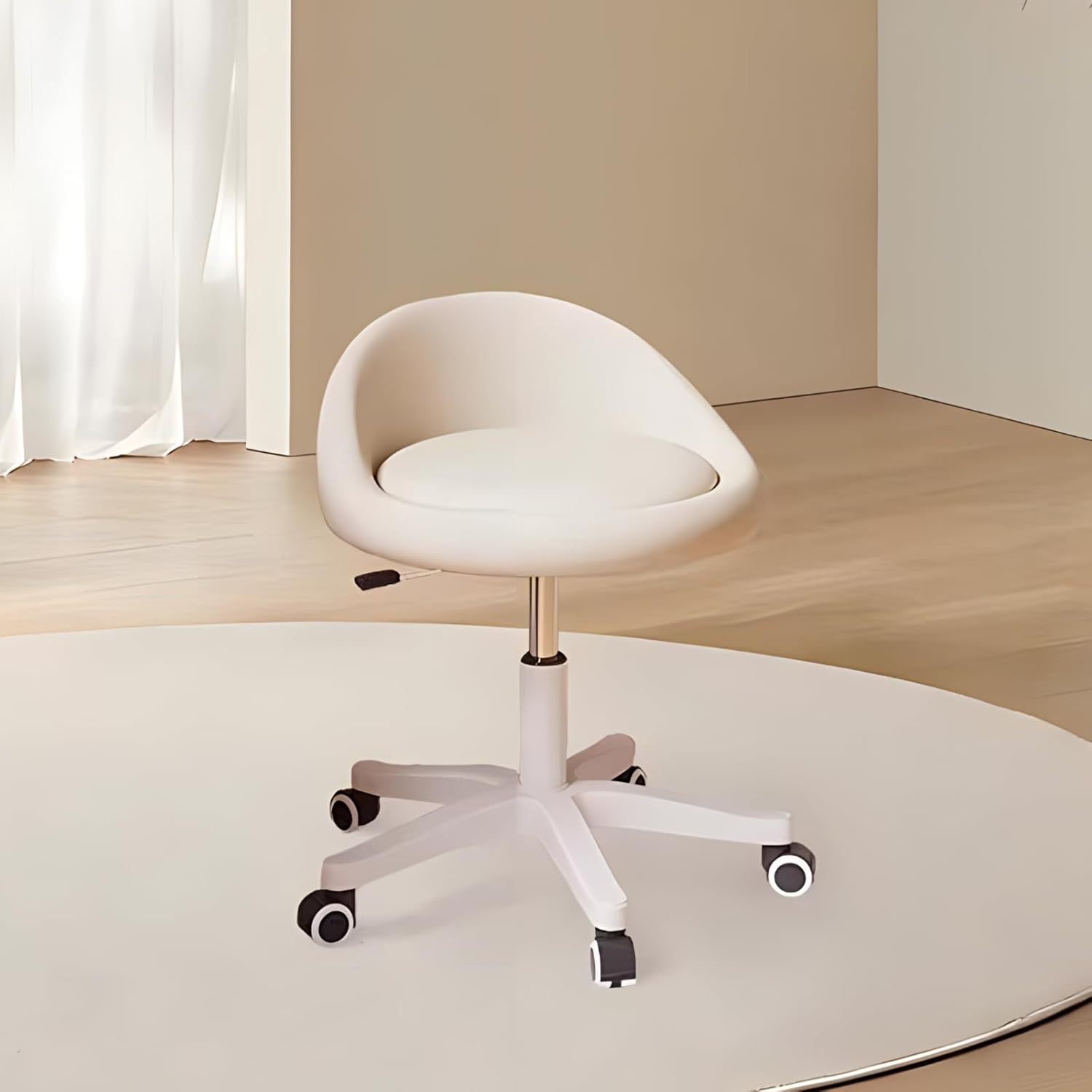 Thumbnail 6 de Rolling Stool – Ergonomic Swivel Seat with Adjustable Height and Ultra-Quiet Wheels