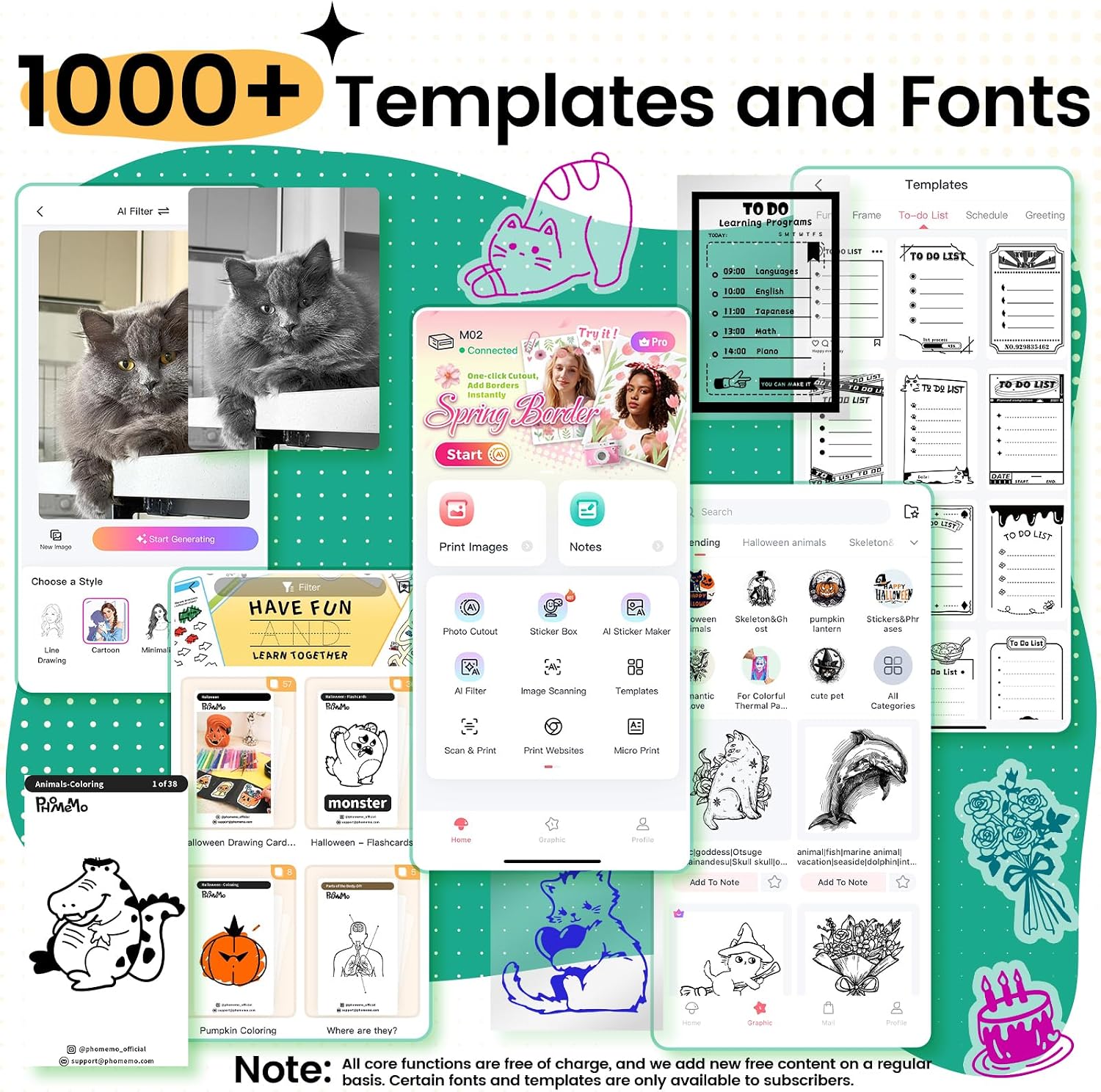 Thumbnail 6 de Phomemo Mini Sticker Printer M02