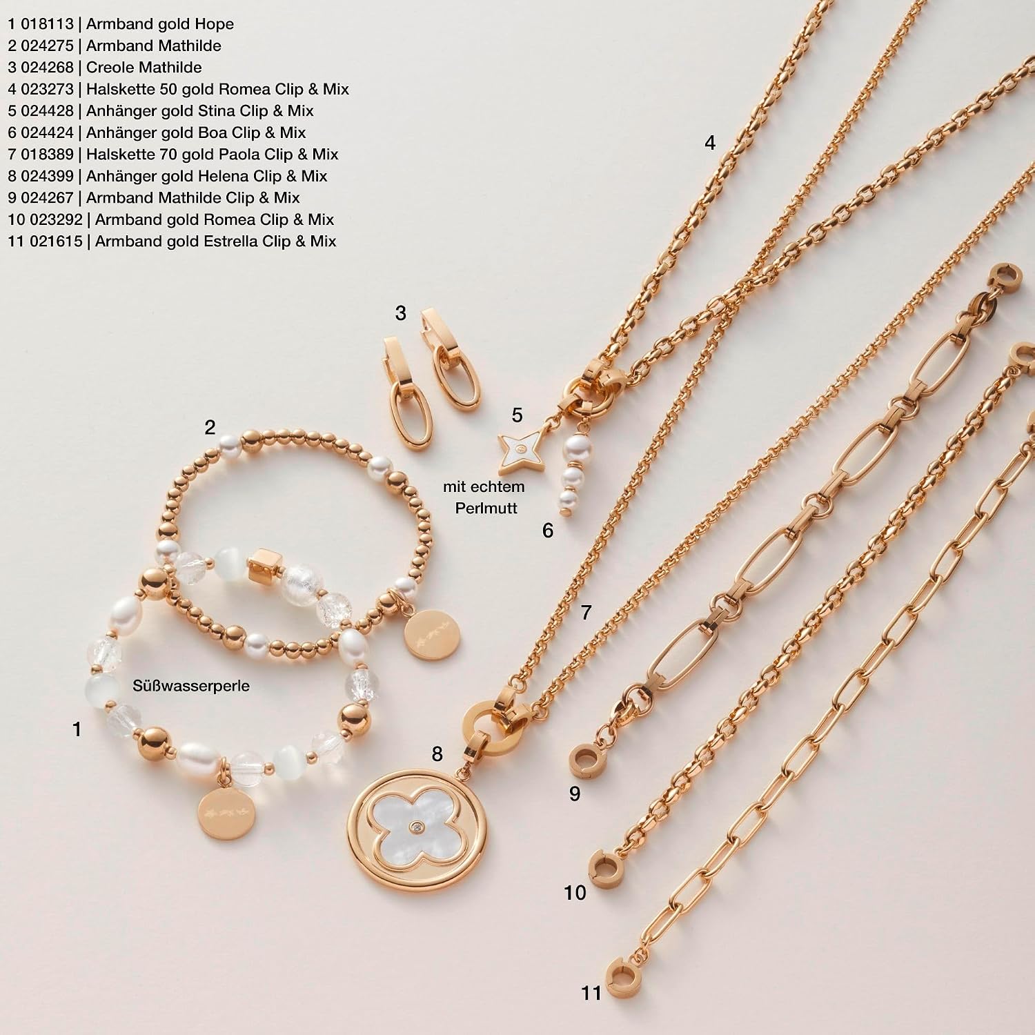 Thumbnail 4 de JEWELS BY LEONARDO Clip & Mix Paola Halskette