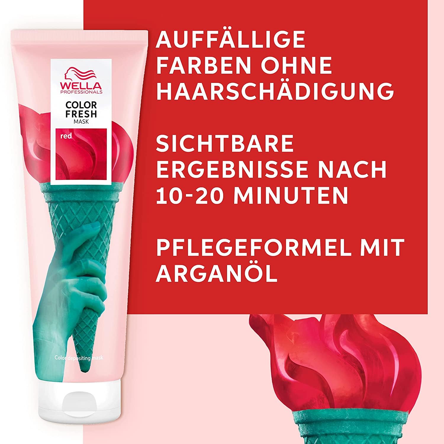 Thumbnail 2 de Wella Professionals Color Fresh Mask – rot auffrischende Farbmaske für blondes & aufgehelltes Haar