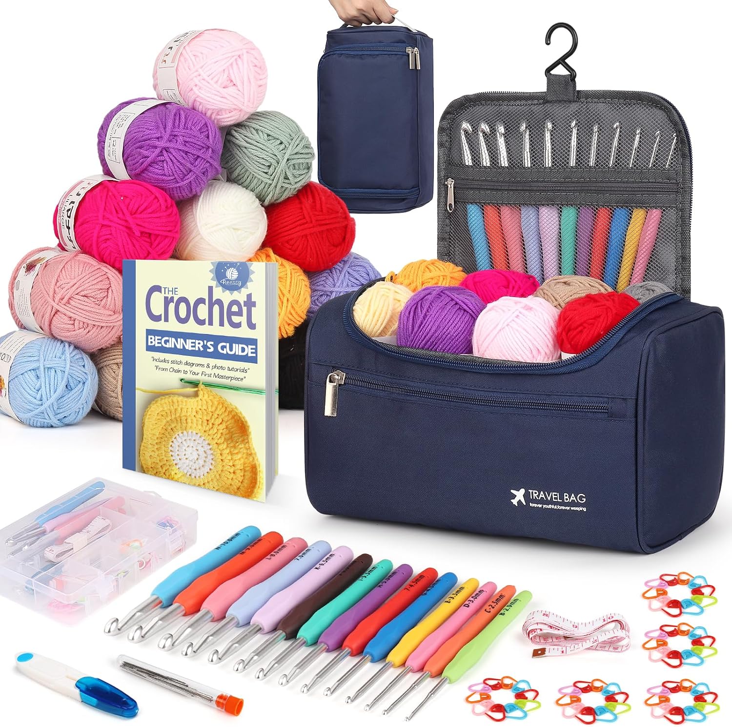 Reessy Crochet Kit Complete Starter Set