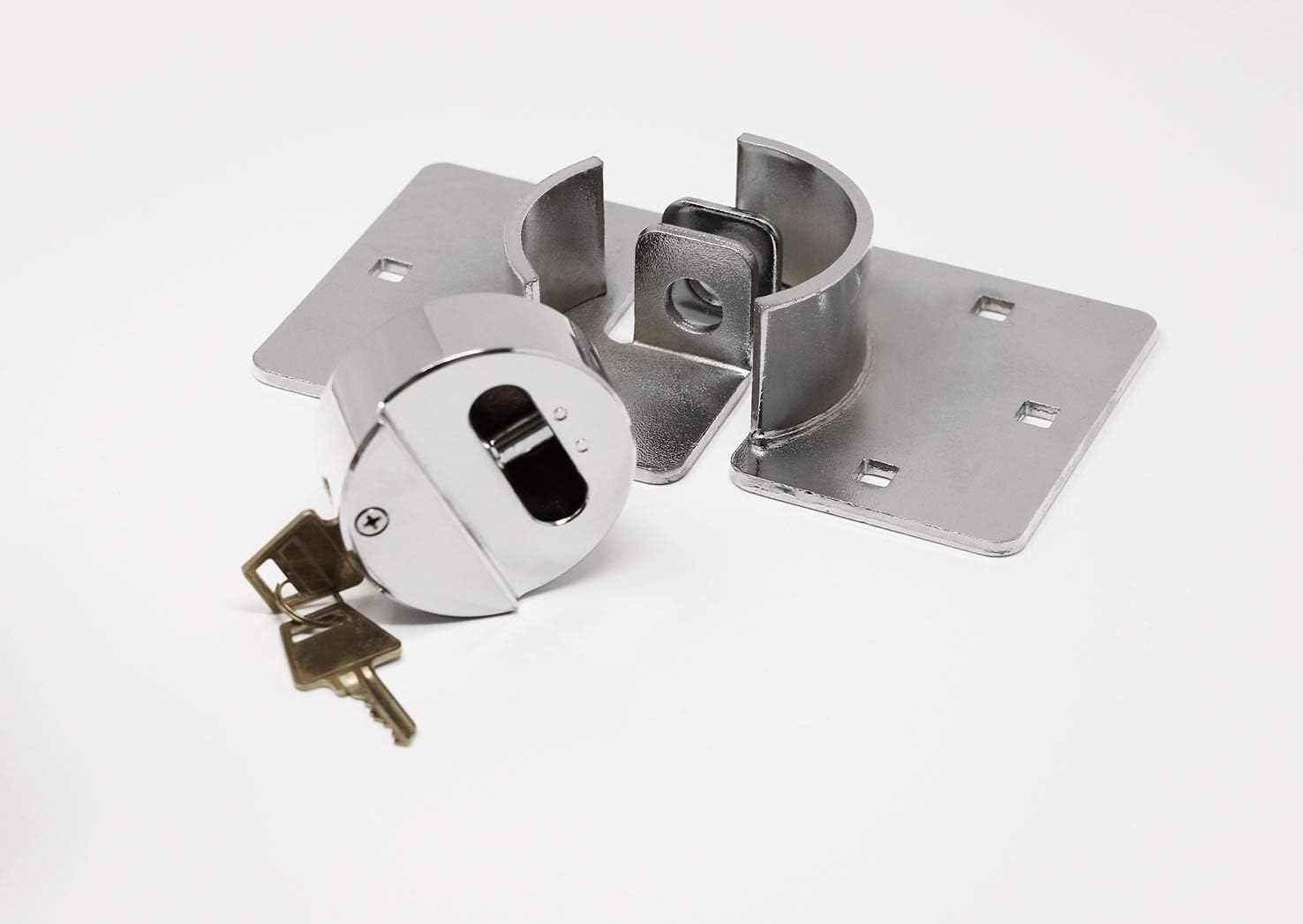 Thumbnail 3 de Maypole Heavy Duty Security Lock: Chrome, Rust-Resistant Lock for Vans, Sheds & Garages