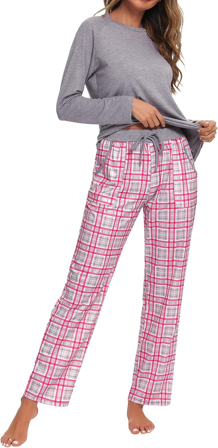 Thumbnail 6 de Uniexcosm Schlafanzug Damen Baumwolle Pyjama Set