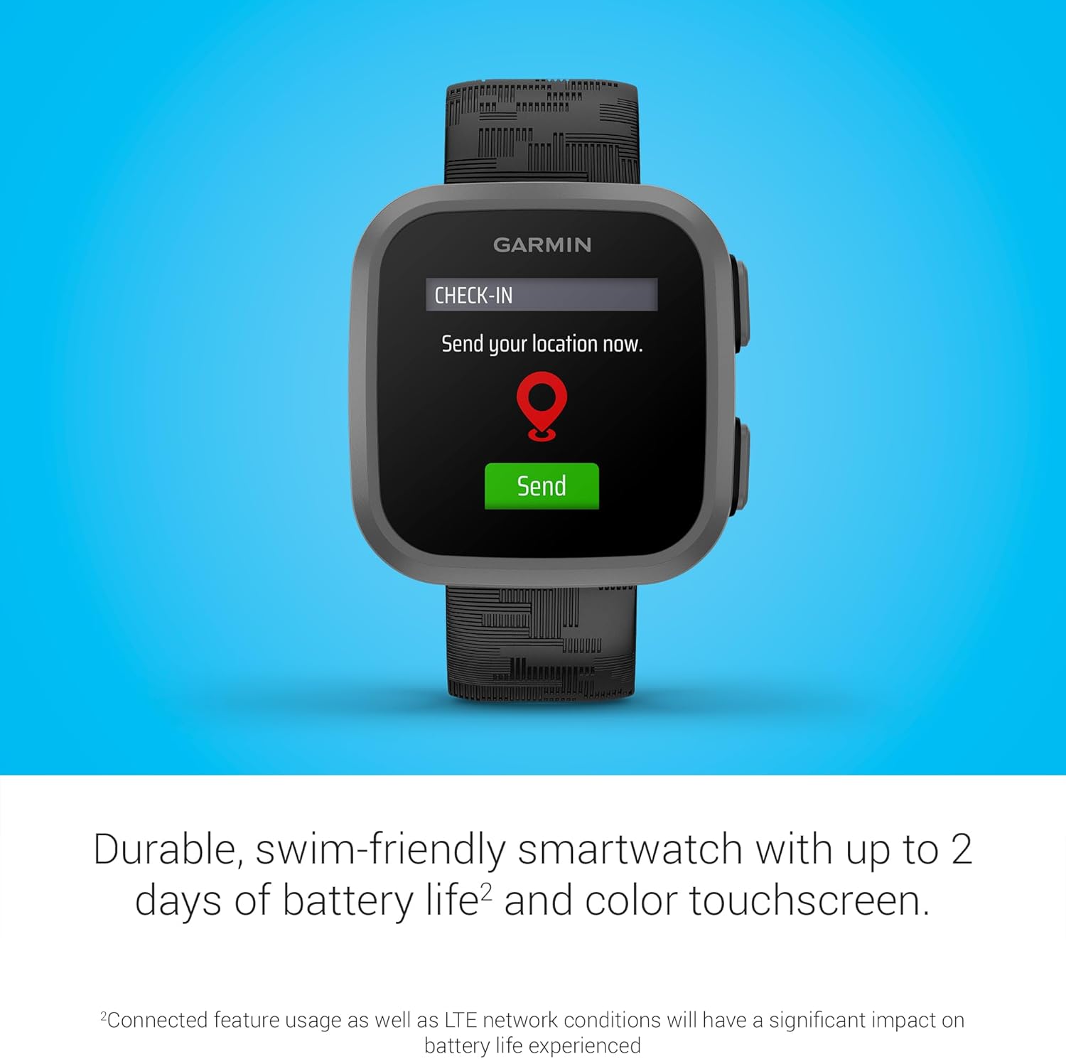 Thumbnail 3 de Garmin Bounce™ Kids Smartwatch: Two-Way Messaging, Location Tracking, and LTE Safety