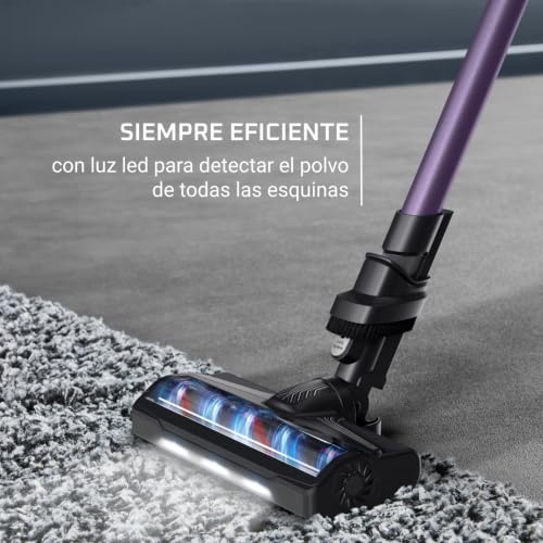 Detalle de Rowenta X-Pert 7.60: Aspiradora escoba sin cable en color lila