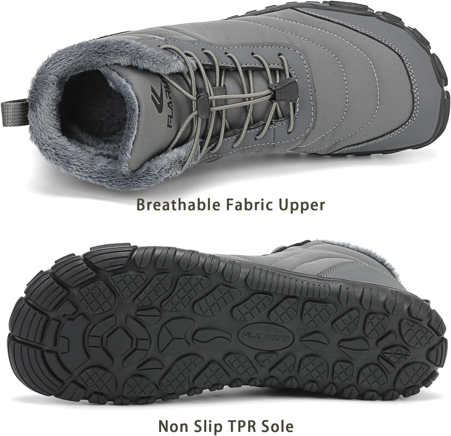 Thumbnail 3 de FLARUT Invierno Descalzo Zapatos Puntera Ancha