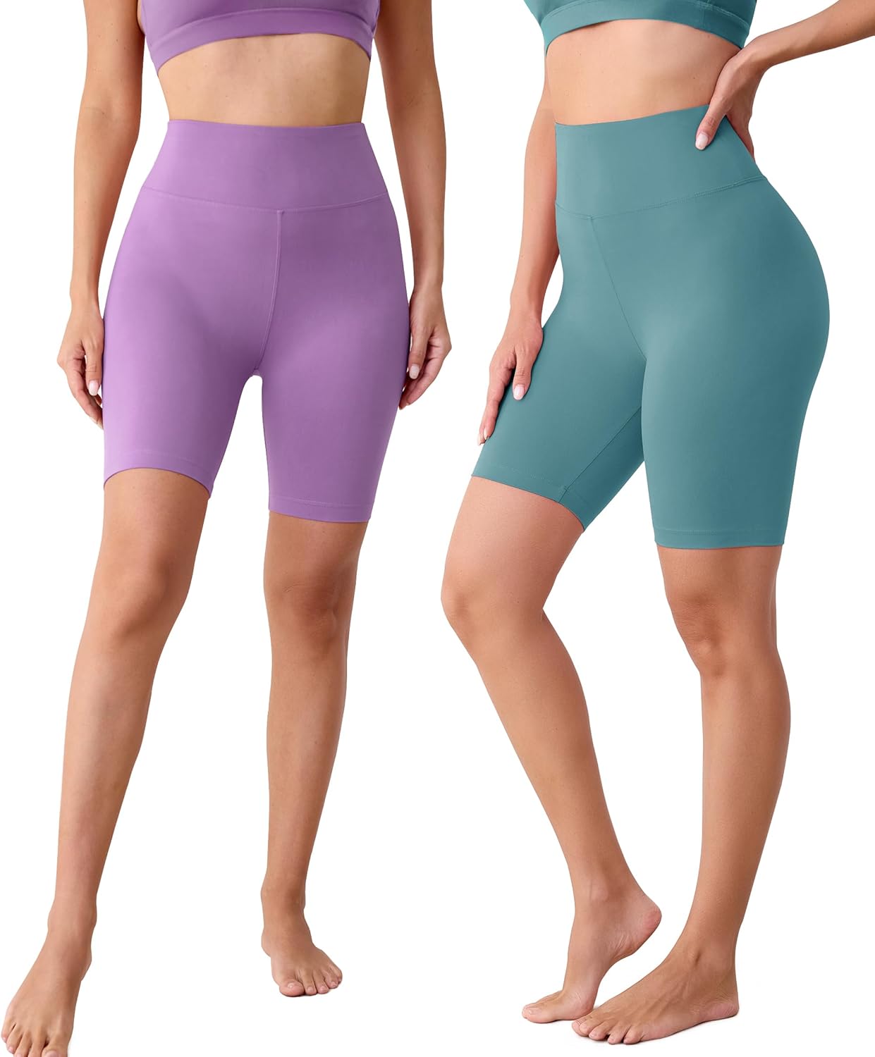 Thumbnail 1 de VALANDY Creamlush Cycling Shorts for Women – 8" High Waisted Butter‑Soft Athletic Shorts (S–5XL)
