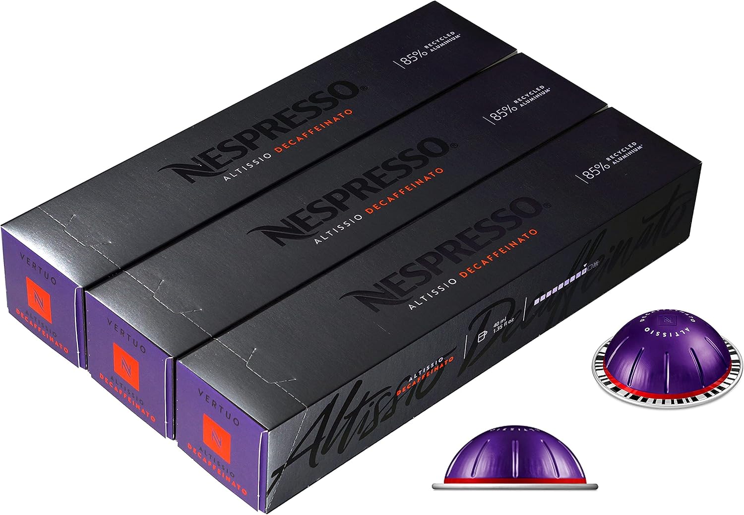 Detalle 2 de Nespresso Vertuo: Altissio Decaffeinato, 30 Cápsulas