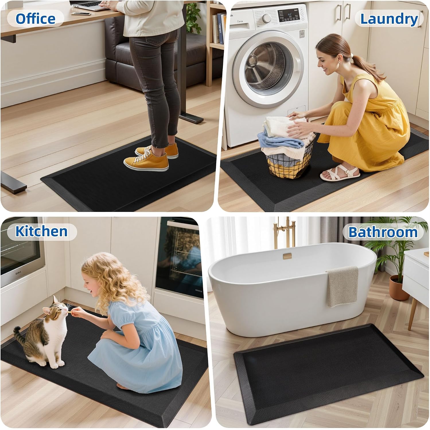 Thumbnail 4 de Anti Fatigue Kitchen Mat 9/10" 20x32