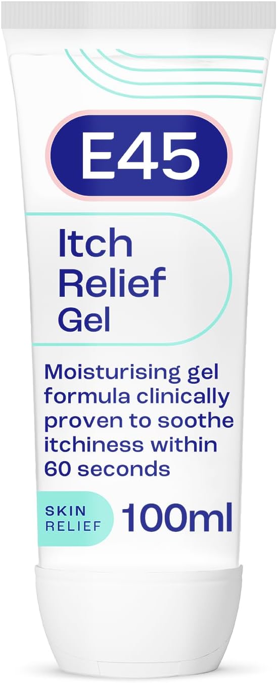 Detalle de E45 Itch Relief Gel 100ml for itchy, dry skin