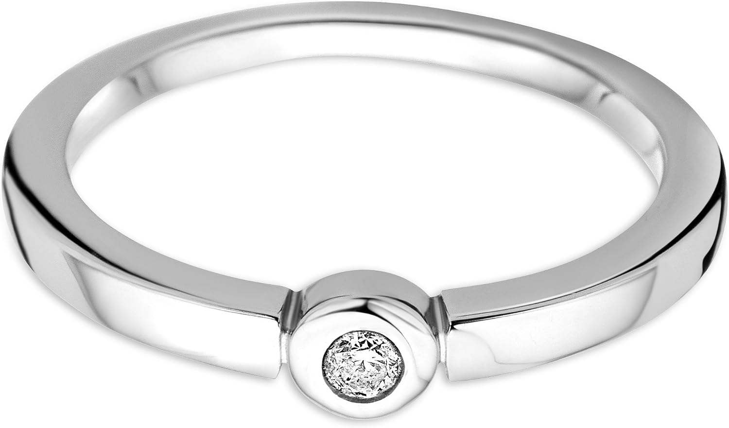 Detalle de Miore MSAE087DR Bague Solitaire Diamant 0,05 cts đź’Ť