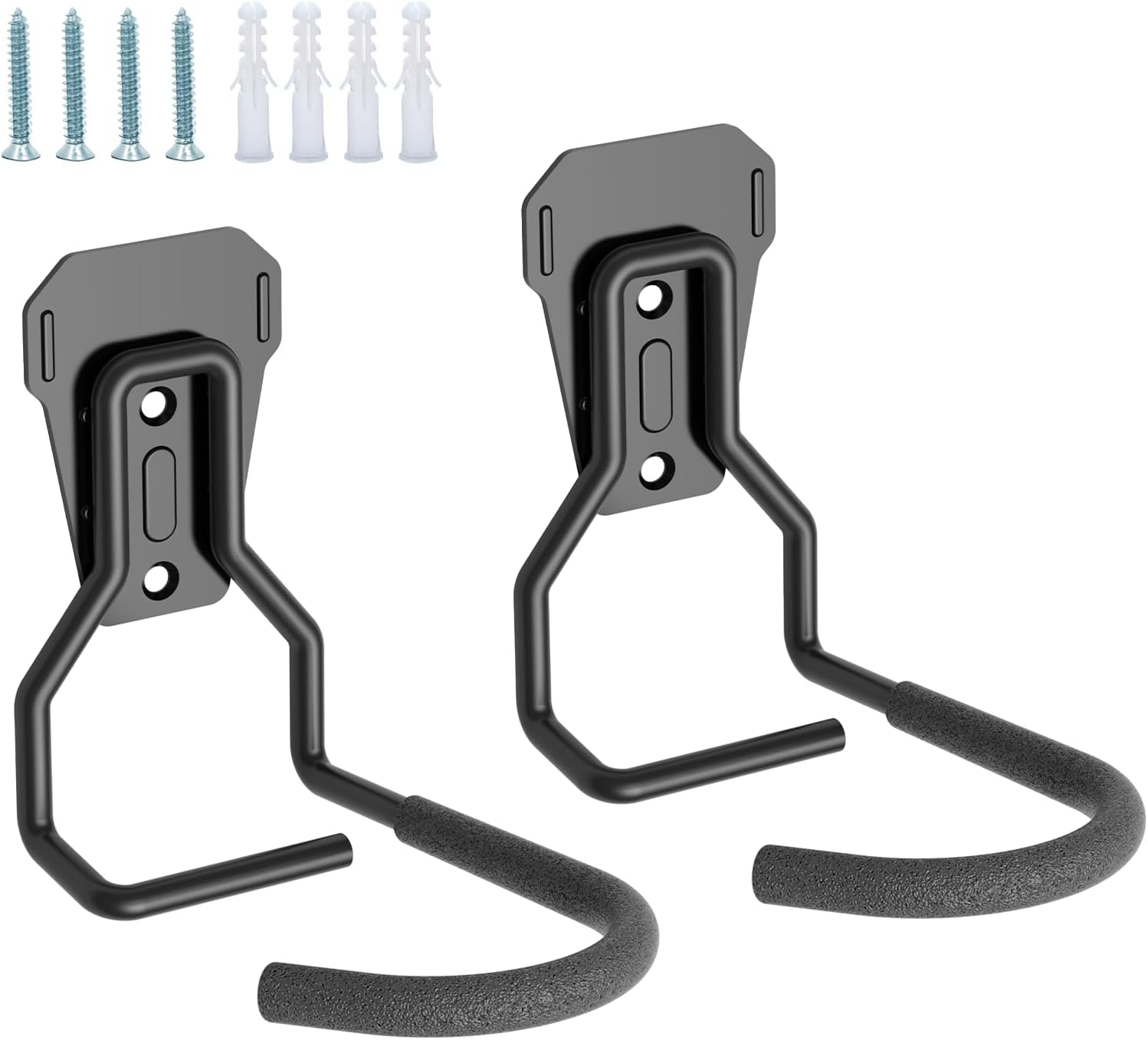 Detalle de Euqvunn: Support mural pour vélo – Lot de 4 crochets robustes 35–45 kg