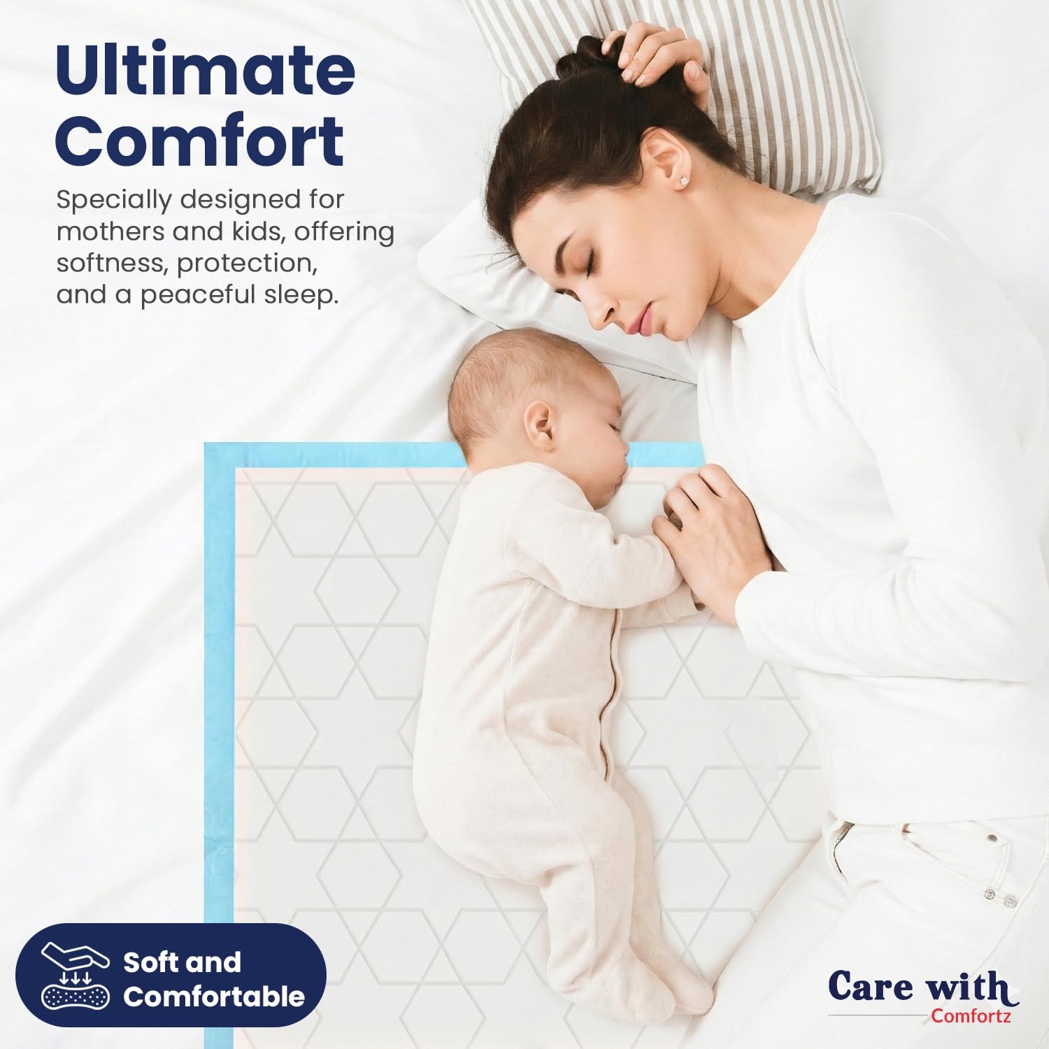 Thumbnail 5 de Care with Comfortz Waterproof Incontinence Bed Pads