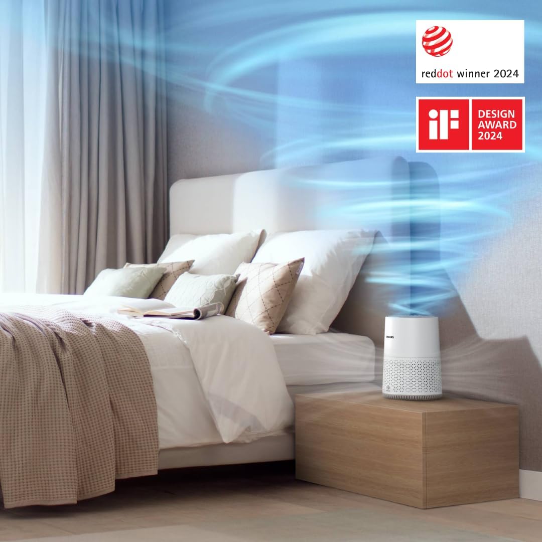 Thumbnail 1 de Philips Luftreiniger 600 Serie AC0650/10 – Ultraleise Allergiker-Luftreinigung für Räume bis 44 m²