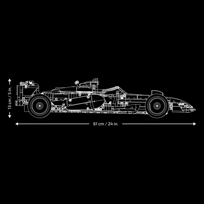 Thumbnail 7 de LEGO Technic McLaren MCL39 F1 Rennwagen 42228 – Ausstellungsmodell mit 1.675 Teilen