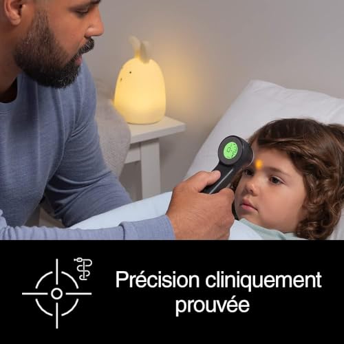 Detalle de Braun Sensian 7 Thermomètre frontal sans contact 3-en-1 – précision Age Precision et affichage couleur