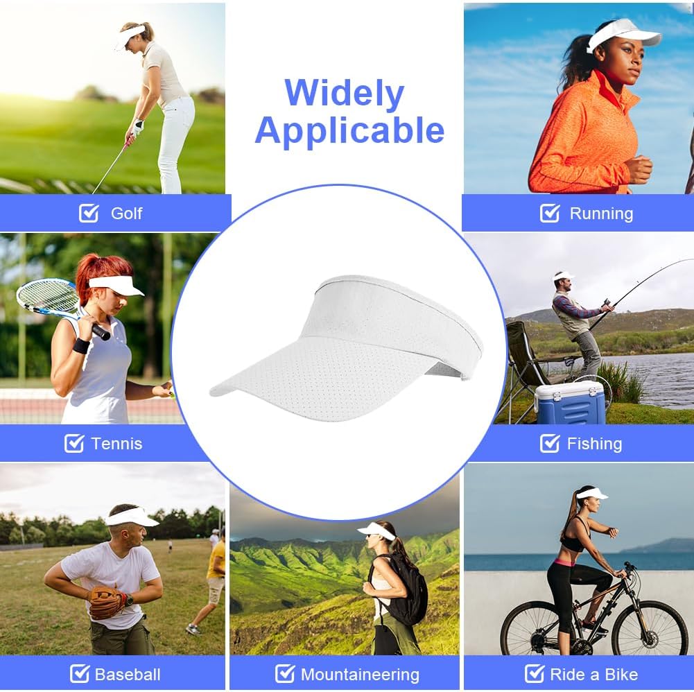 Detalle de Aomig Cappelli con Parasole: Berretto da Tennis e Golf con Visiera, Uni‑Taglia, 55–62 cm