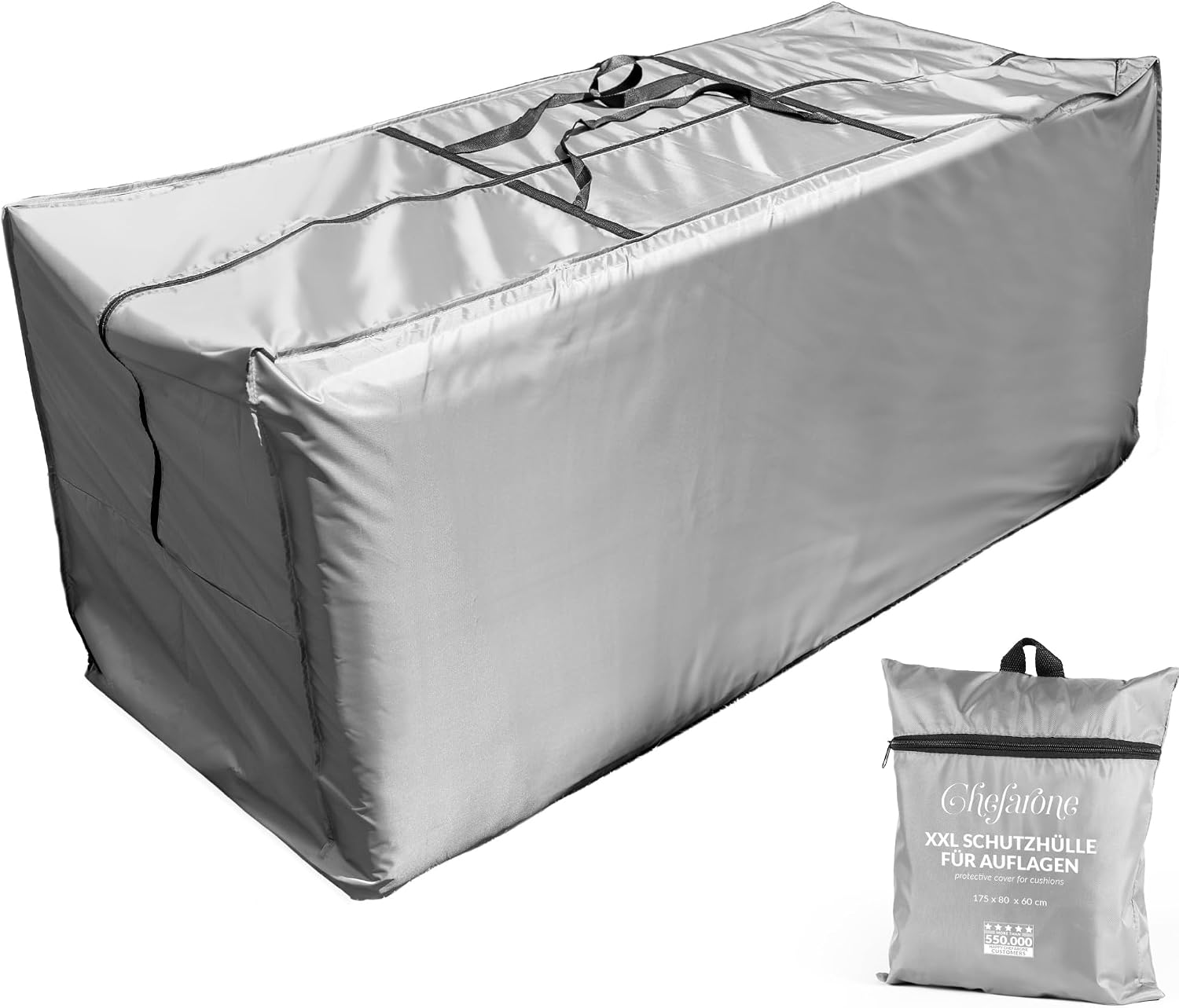 Chefarone Borsa Impermeabile per Cuscini 125x50x32 cm