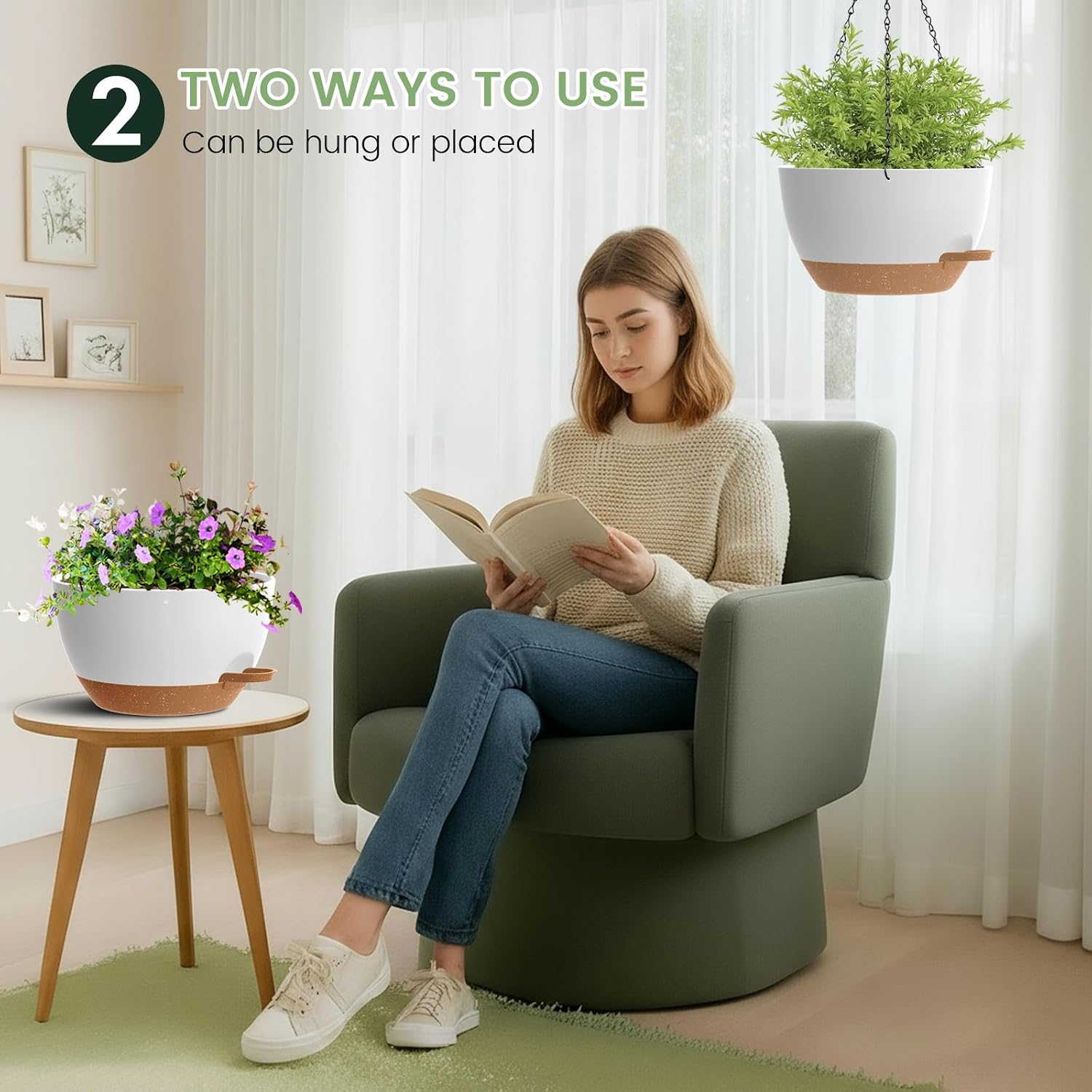 Detalle de Hanging Planters, Plastic