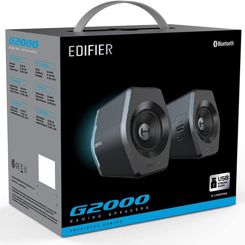 Detalle de Edifier G2000 Bluetooth Altavoces Gaming 🎮 Negros
