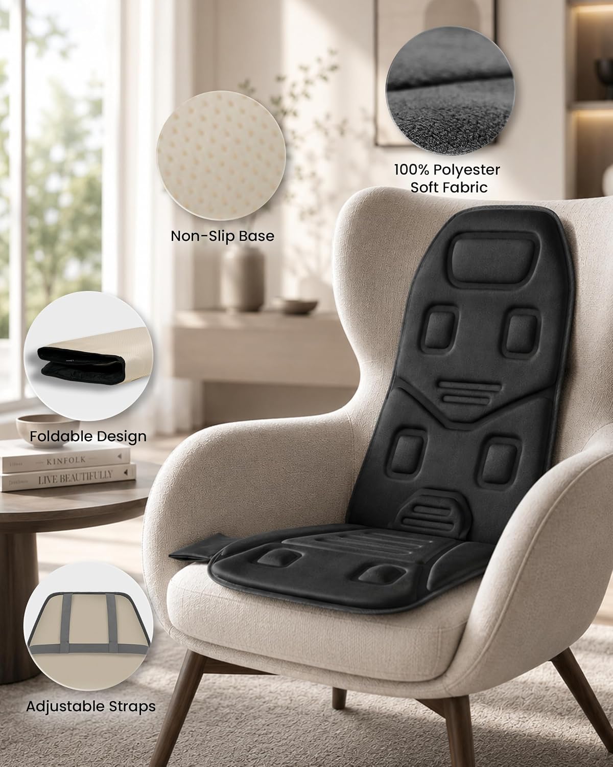 Thumbnail 6 de COMFIER Back Massager Seat Cushion 10-motor