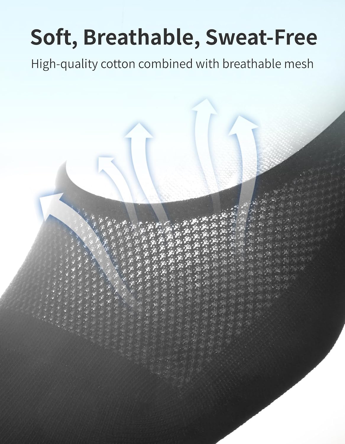 Detalle de CLOSEMATE 6 Paar Füßlinge Herren – unsichtbar, rutschfest und atmungsaktiv für Loafer, Mokassins und Sneaker
