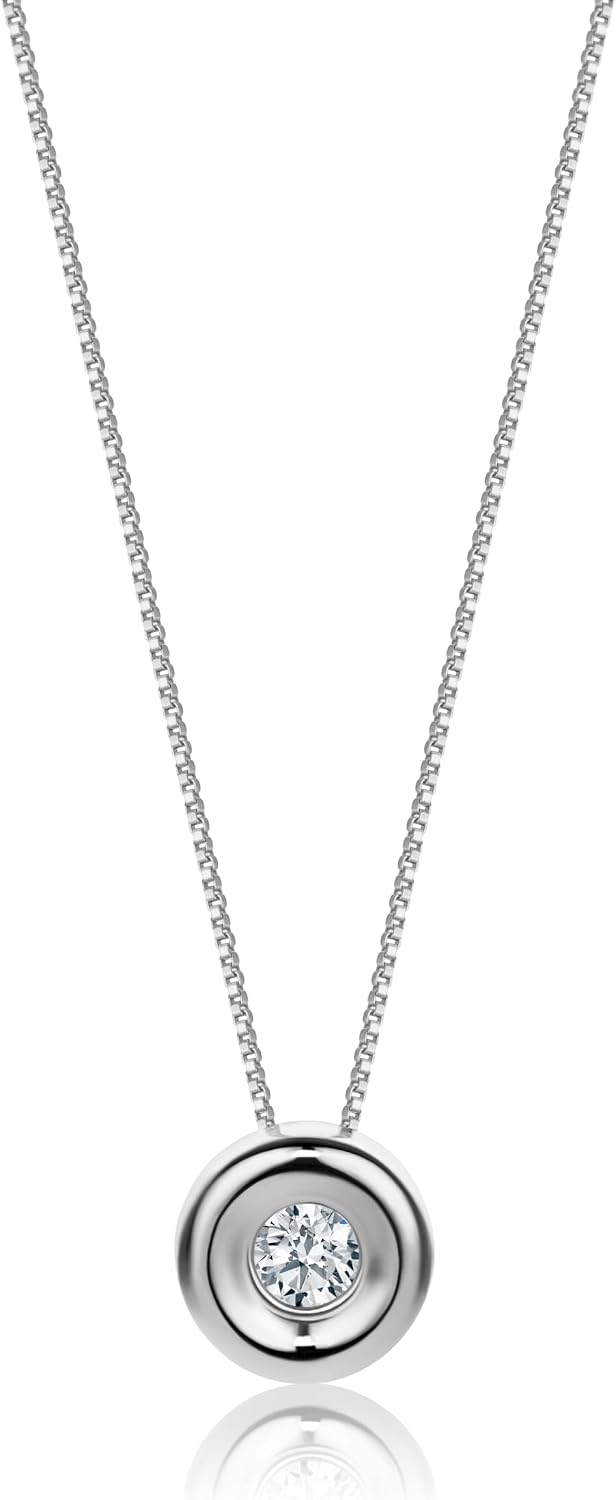 Detalle de OROVI collana donna Oro 18Kt con diamante 0,05 ct