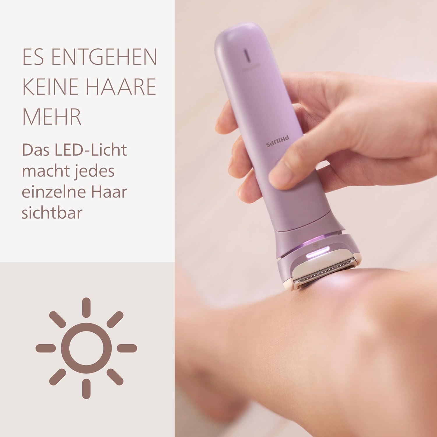 Thumbnail 3 de Philips Lady Shaver Series 8000 BRL149/00 – kabelloser Damenrasierer für Nass- und Trockenrasur