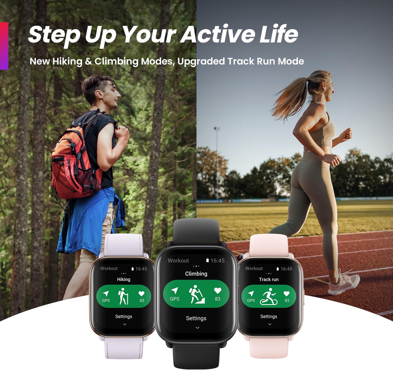 Thumbnail 5 de Amazfit Active 42mm smartwatch with GPS, 14‑day battery