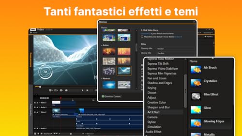 Detalle de Nero Video Studio 2026: software professionale di montaggio video multi-traccia 4K/8K con licenza a vita