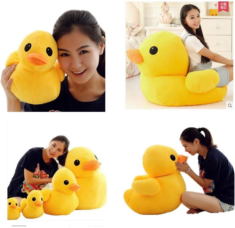 Thumbnail 5 de VIDOSCLA Cute Yellow Duck Stuffed Plush Pillow – 70cm