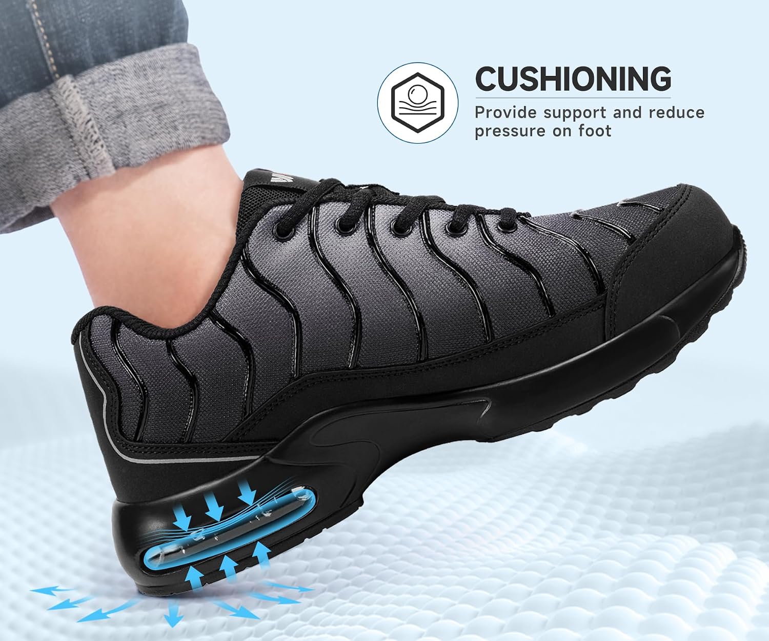 Thumbnail 4 de LARNMERN Safety Trainers 2.5–14UK