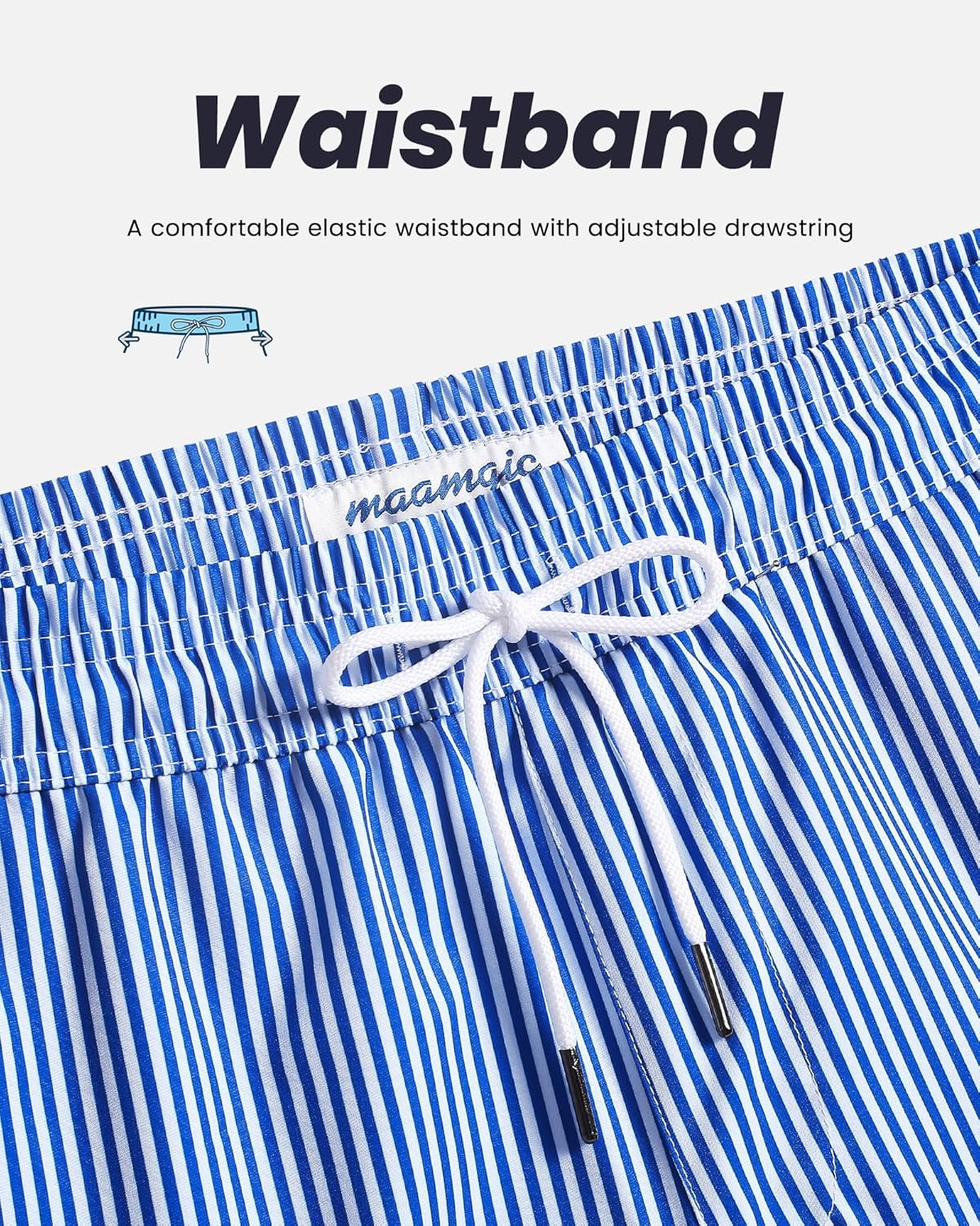 Thumbnail 4 de maamgic Mens Swim Trunks 5 Inch