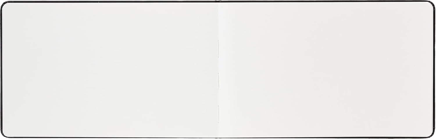 Detalle de Moleskine Art Collection Aquarell-Album, 13 x 21 cm, 72 Seiten, Hardcover, schwarz