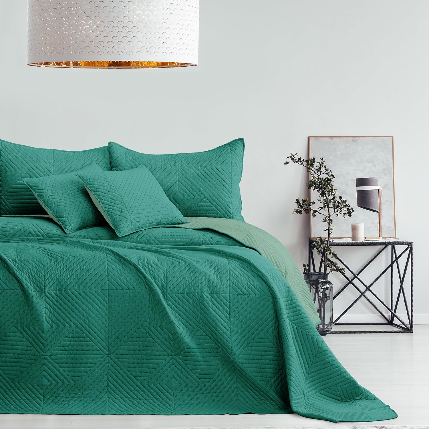 Thumbnail 5 de AmeliaHome Softa bedsprei 260 x 280 cm, dubbelzijdig polyester in beige-cappuccino
