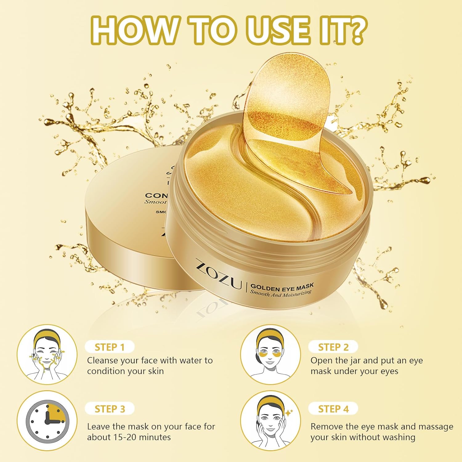 Thumbnail 1 de Patch Occhi Collagene 60 pezzi: riduzione occhiaie e borse con effetto tonificante