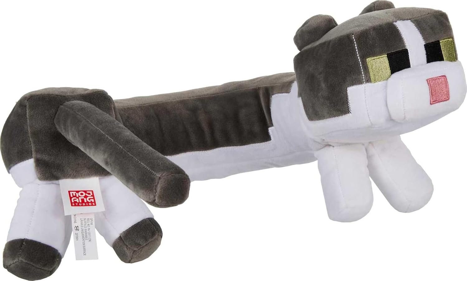 Detalle 2 de Mattel Minecraft Purring Neck Pillow Cat Plush