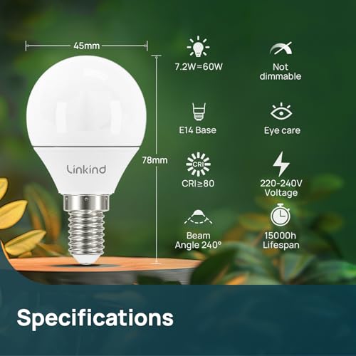 Thumbnail 1 de Linkind Bombilla LED E14 7,2 W
