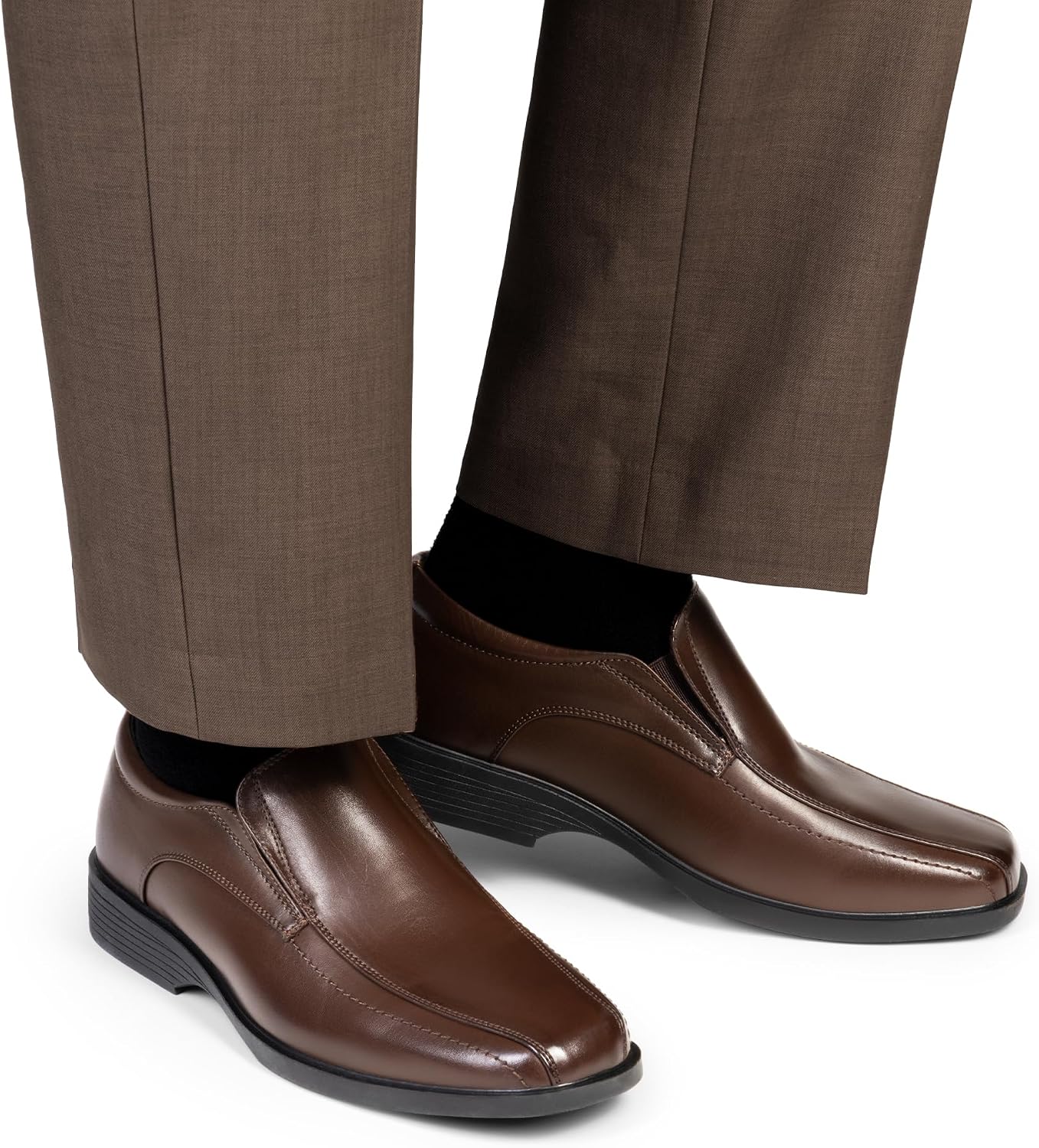 Thumbnail 1 de Bruno Marc Men's Square Toe Dress Loafers Formal Shoes