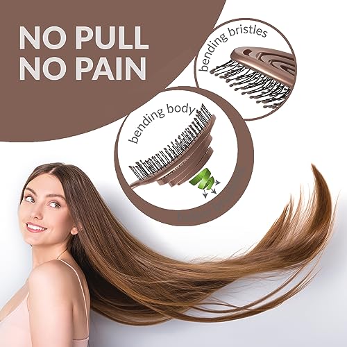 Detalle 2 de Brosse démêlante Innovante pour enfants et tous types de cheveux ⚙