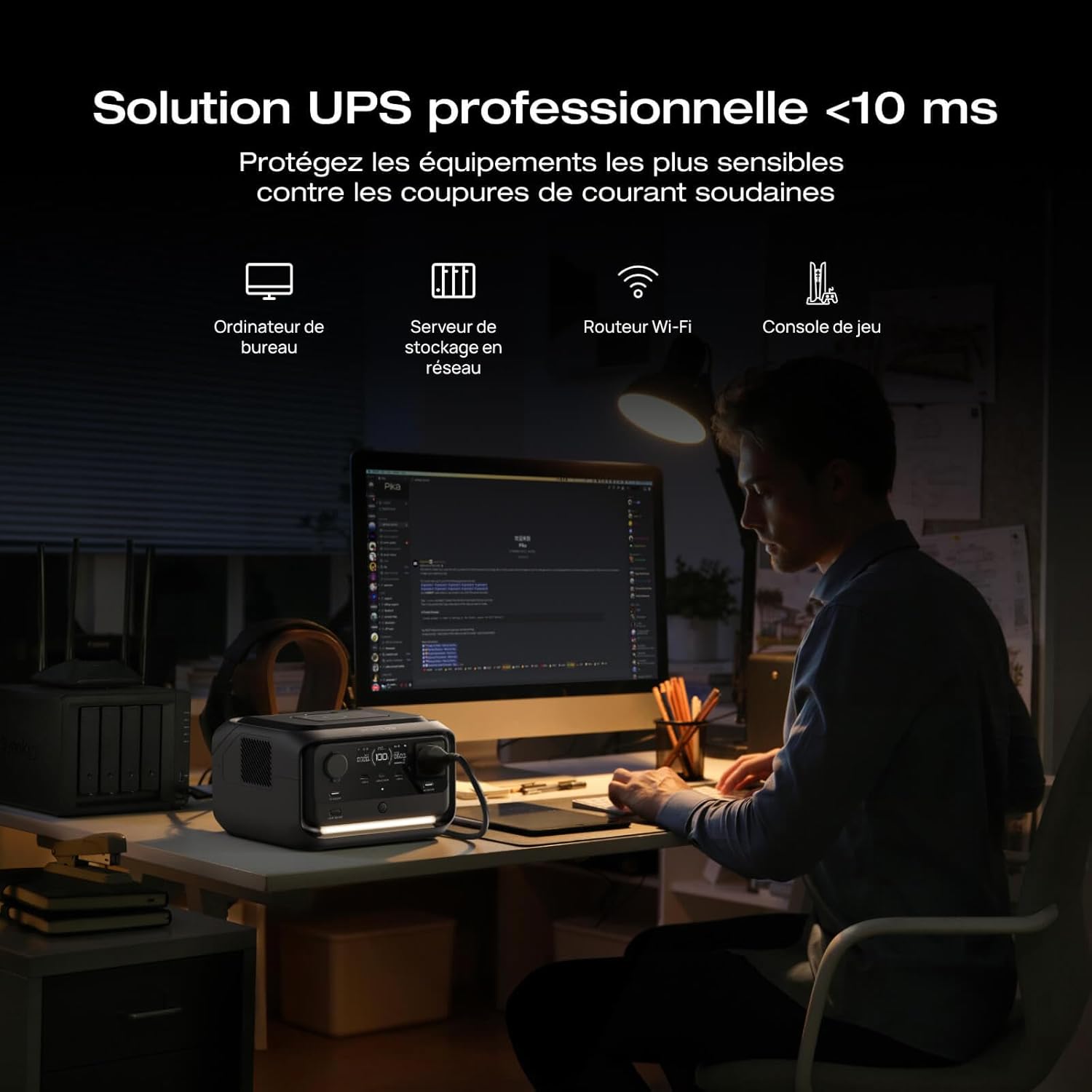 Thumbnail 6 de EF ECOFLOW RIVER 3 Plus sans fil et batterie externe 5000 mAh, extension 858 Wh — Power station portable polyvalente