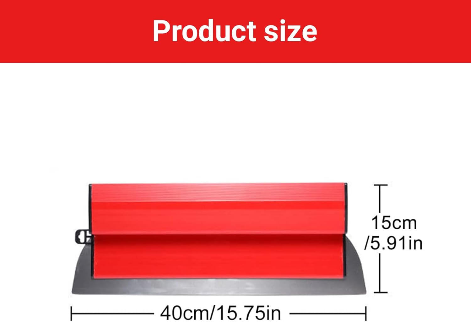 Detalle 2 de Drywall skimming blade 40cm stainless steel